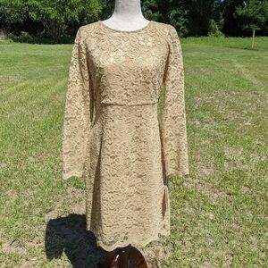 NWT. Nanette Lepore. Size 10. Gold Poetic